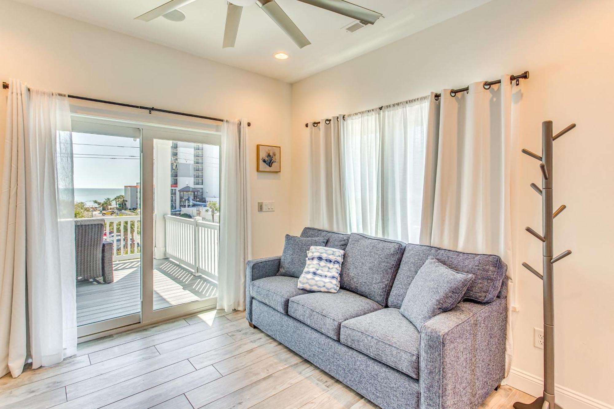 Myrtle Beach House With Hot Tub, Walk To Beach Exterior foto